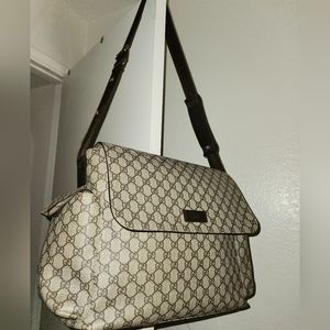 GUCCI BABY GG Plus Diaper Bag - Pre-Owned, Lightly used!! PRICE DROP!!
